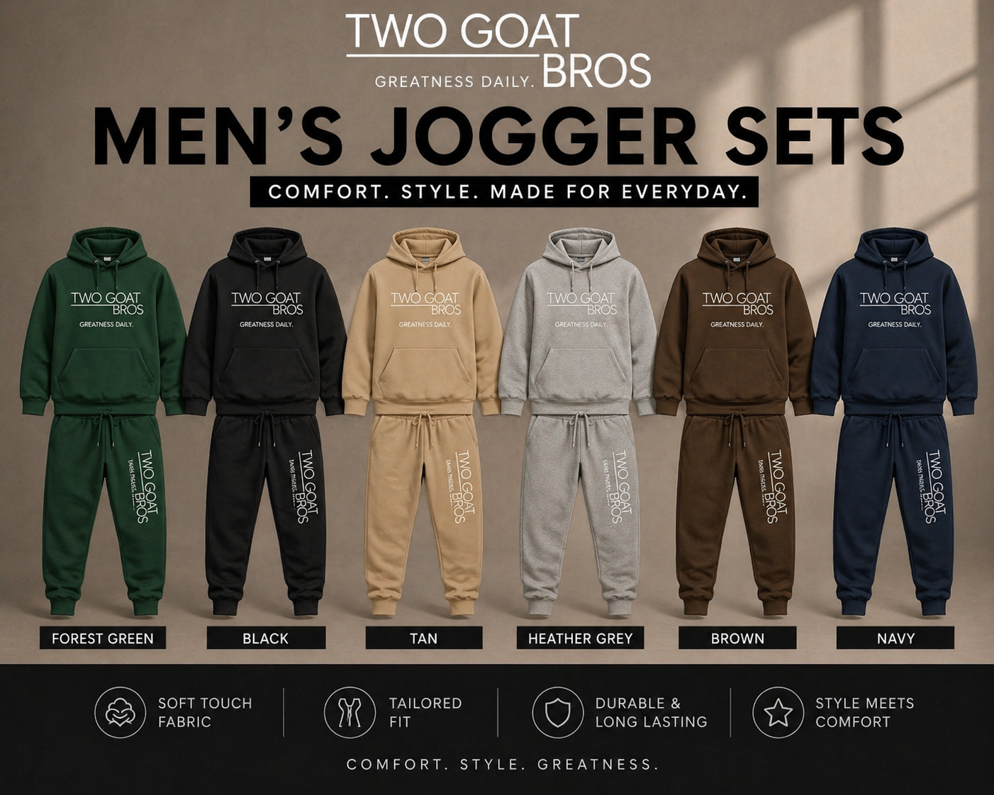 Men’s Greatness Jogger Set’s