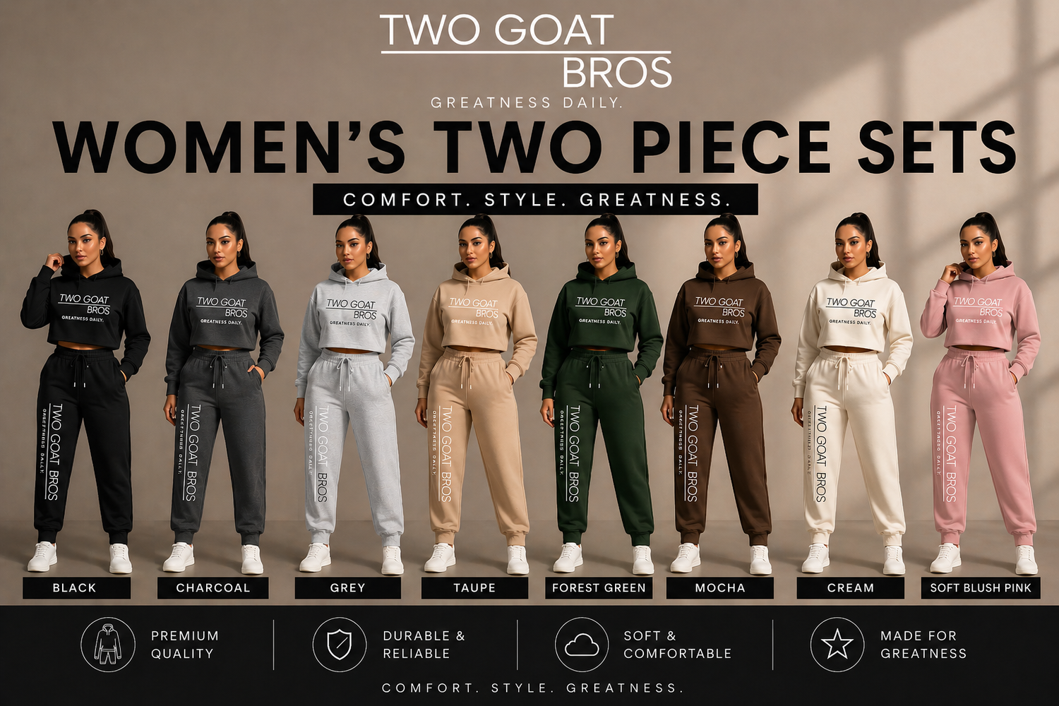 Woman Two Piece Hoodie Sets