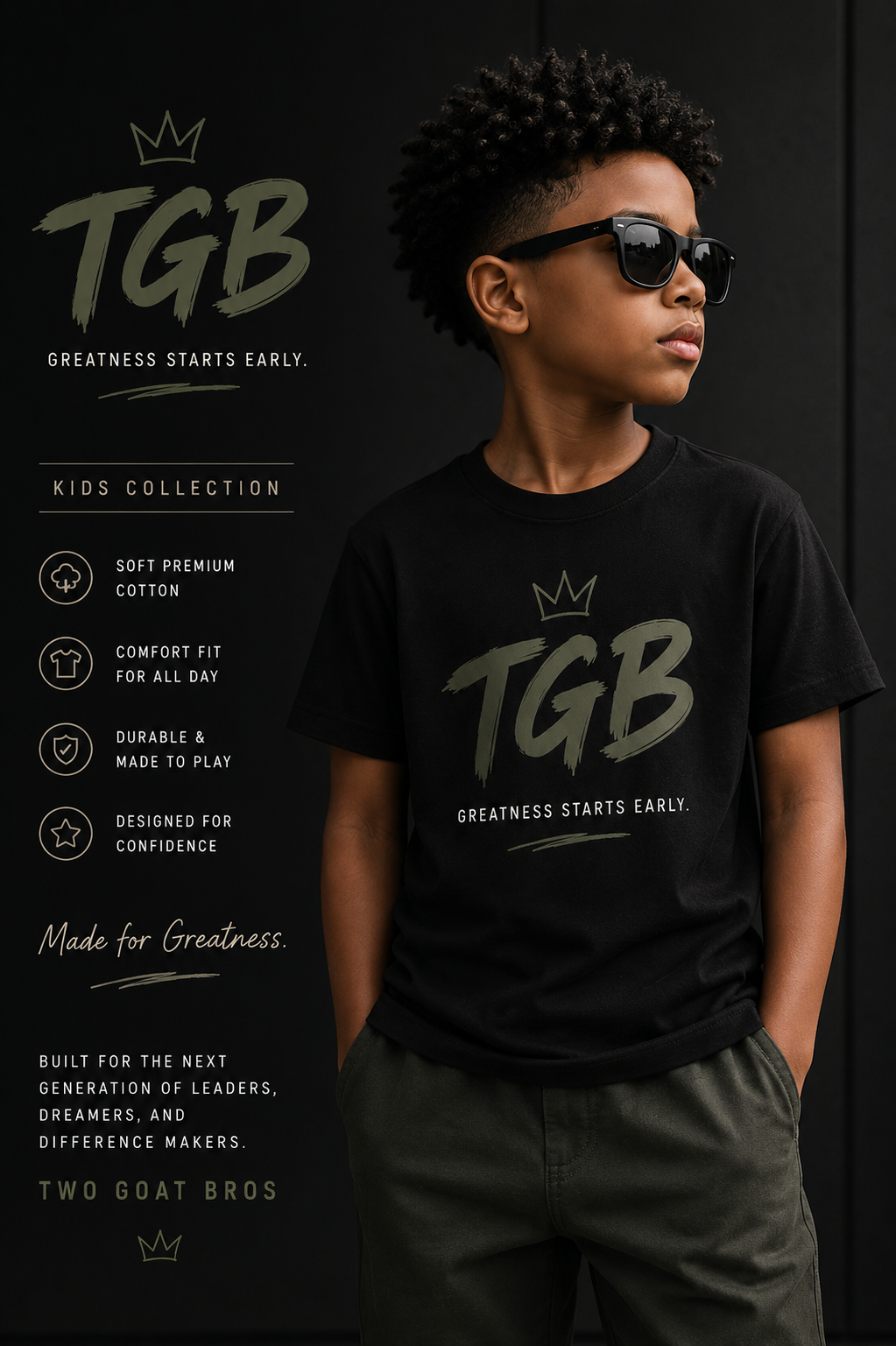 Kid’s Greatness Starts Early Tee