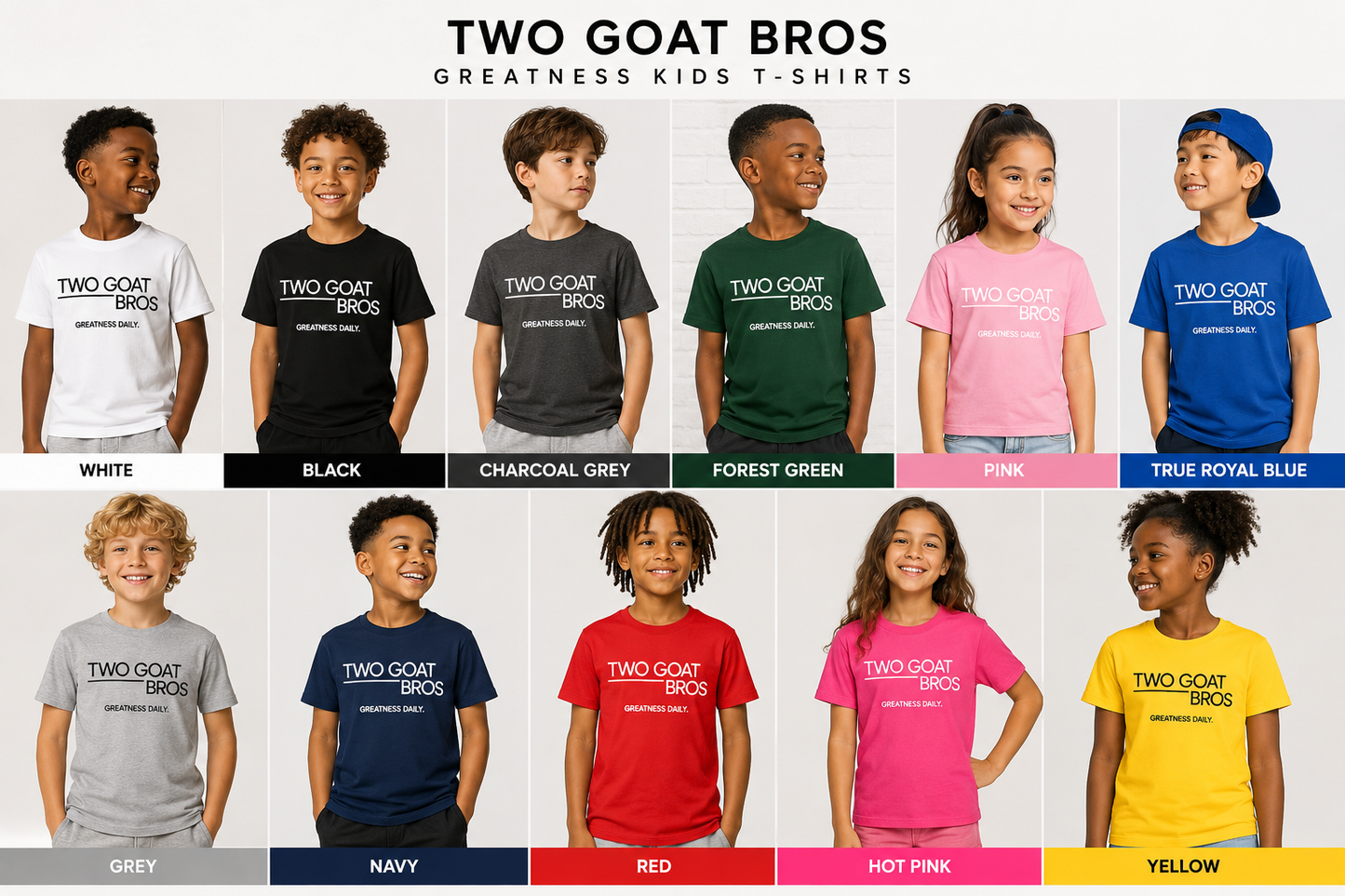 Greatness Daily Kid’s Tees